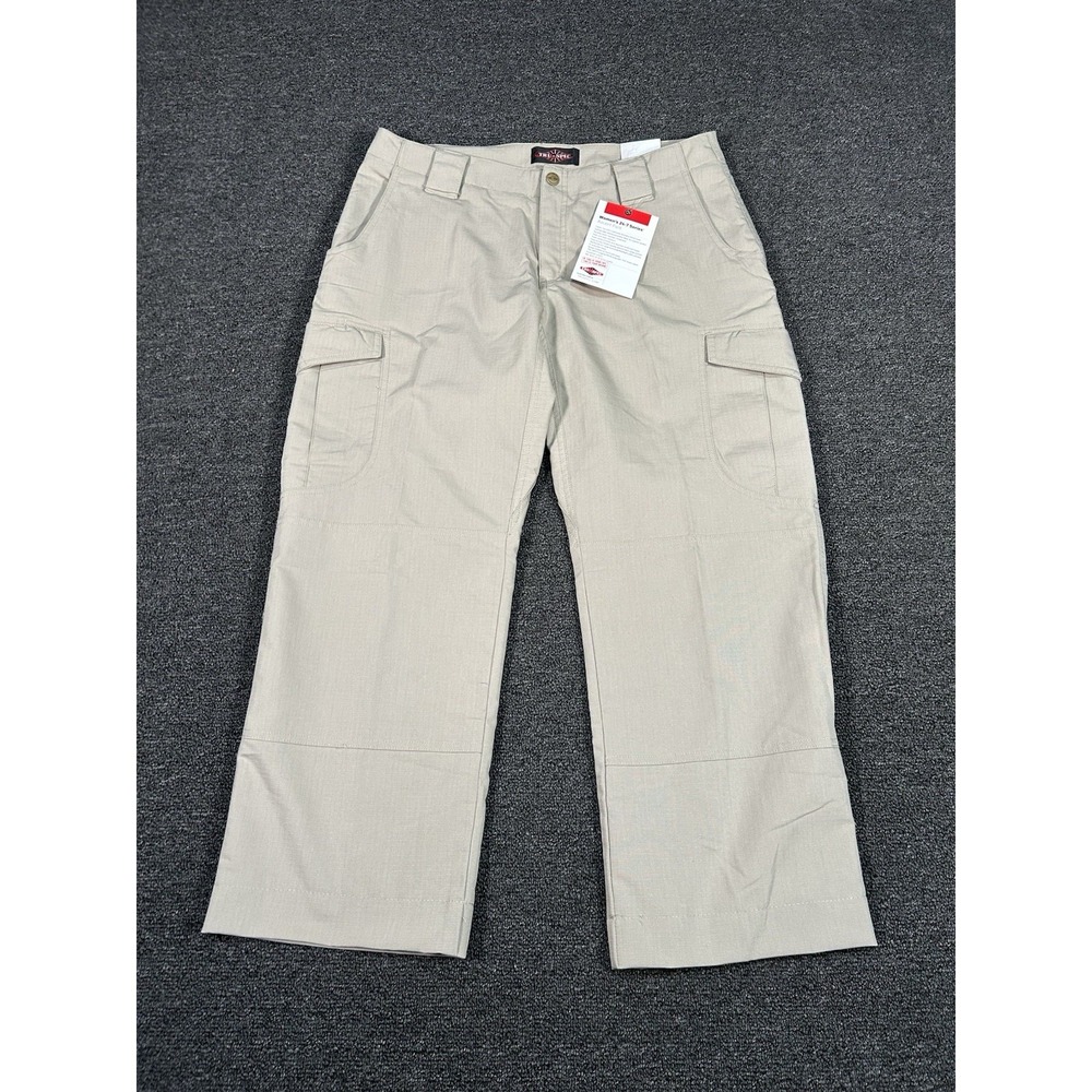 New True Spec 24-7 Series Ascent Pants Womens 12 Khaki Ripstop Tactical Military